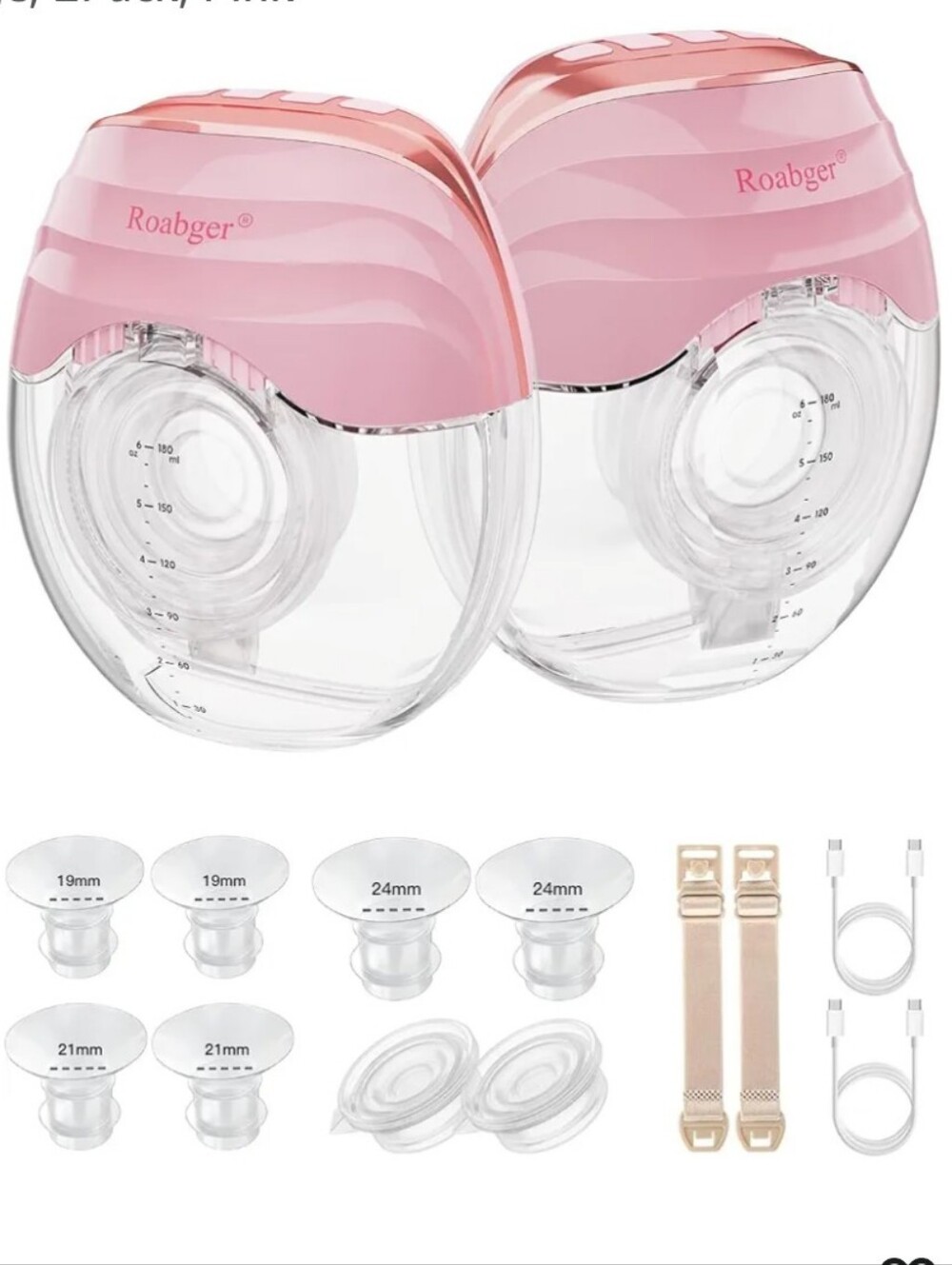 Roabger Wearable Breast Pump GLE10